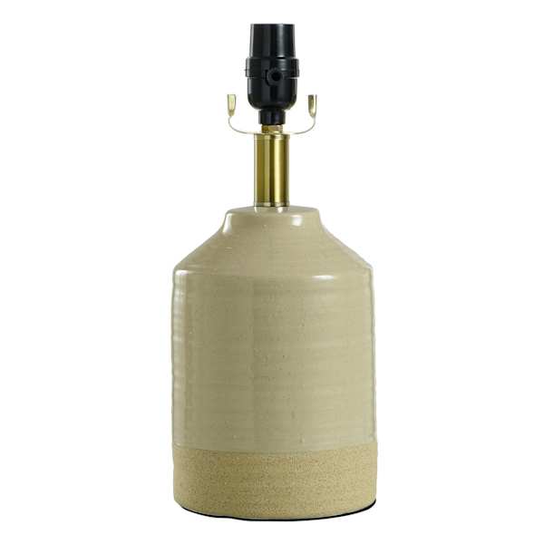 Honeybloom 2-Tone Cream Accent Lamp, 13"
