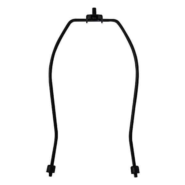 Black Detachable Metal Lamp Harp, 6"