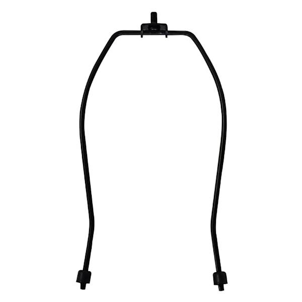 Black Detachable Metal Lamp Harp, 8"