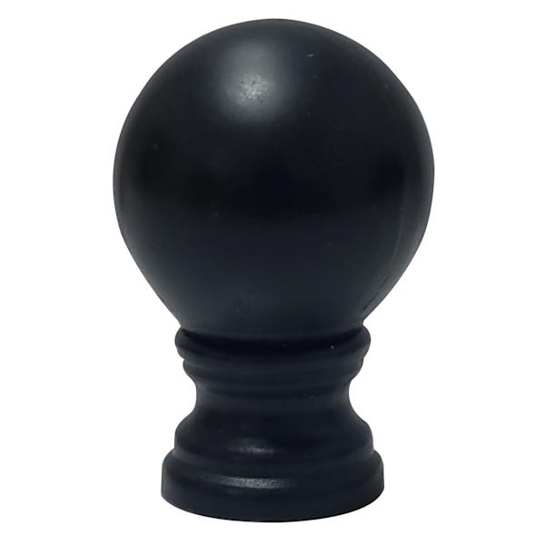 Bronze Wood Round Lamp Finial