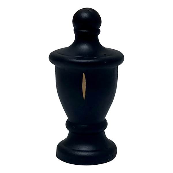 Black lamp finial outlet