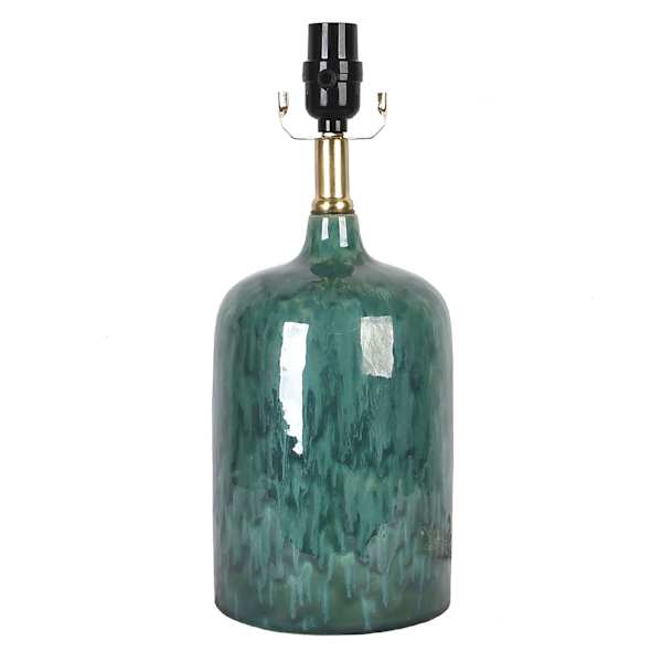 Tracey Boyd Green Reactive Glaze Table Lamp Base, 16"