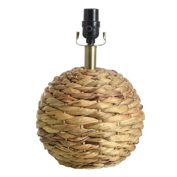 Honeybloom Braided Seagrass Mini Accent Lamp, 12.5"