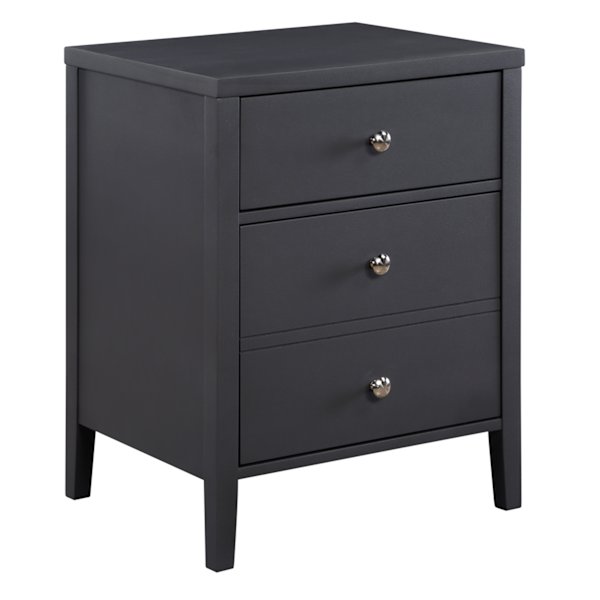 Honeybloom Beck 2-Drawer Cabinet, Grey