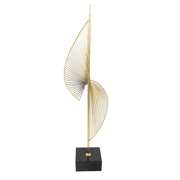 Gold Metal Floor Decor, 29"