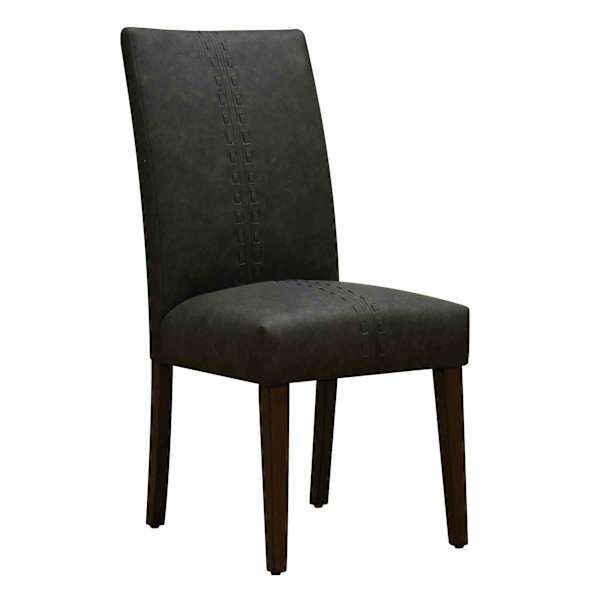 Baseball Stitch Dining Chair, Brown