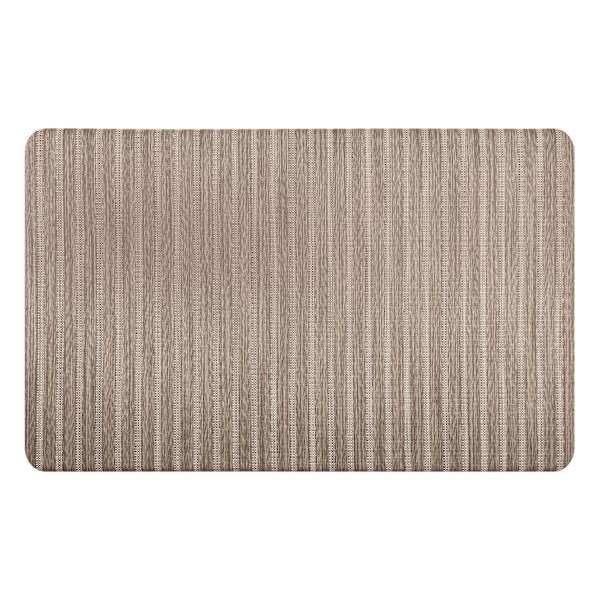 Cook N' Comfort Sand Striped Anti-Fatigue Kitchen Mat, 20x39