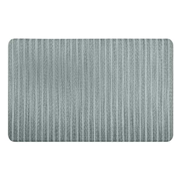 Cook N' Comfort Sage Striped Anti-Fatigue Kitchen Mat, 20x39