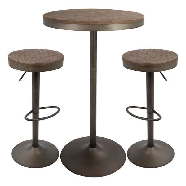 Dakota bistro set with led table sale