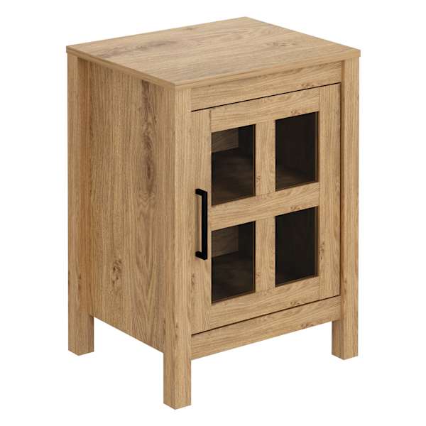 Honeybloom Oslo 1-Door Cabinet, Neutral