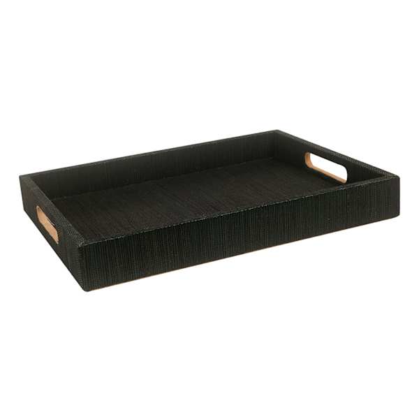 Tracey Boyd Green Woven Tray, 16x12