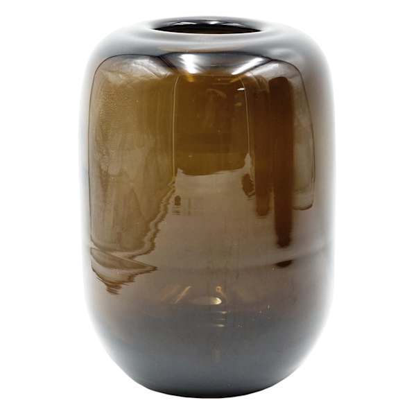 Tracey Boyd Dark Brown Glass Vase, 10"