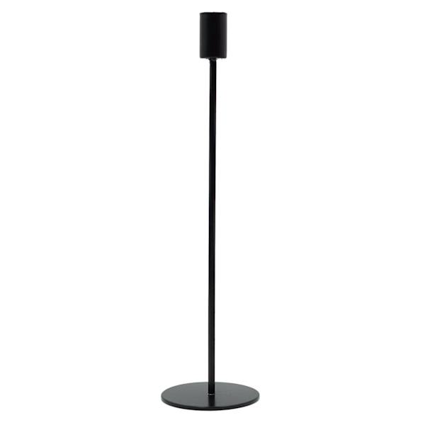 Found & Fable Black Metal Candle Holder, 13"