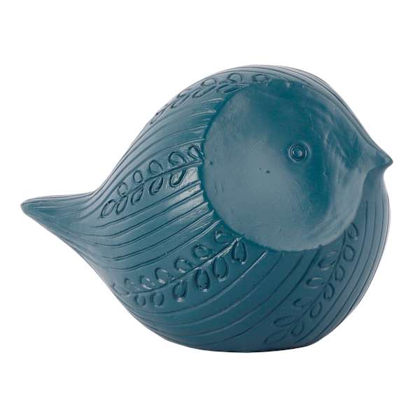 Tracey Boyd Green Carved Bird Figurine, 3"