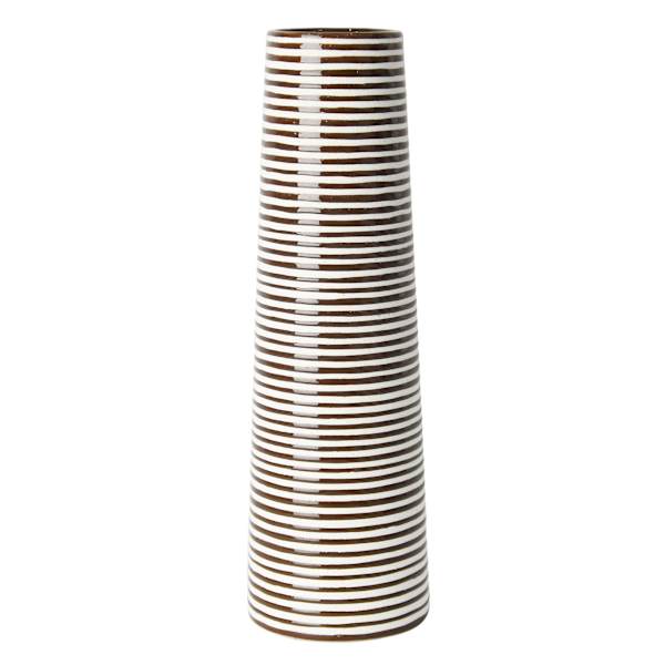 Tracey Boyd Brown Ceramic Vase, 16"