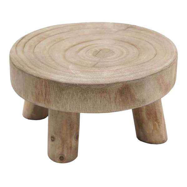 Ty Pennington Dark Brown Wood Riser, 4"