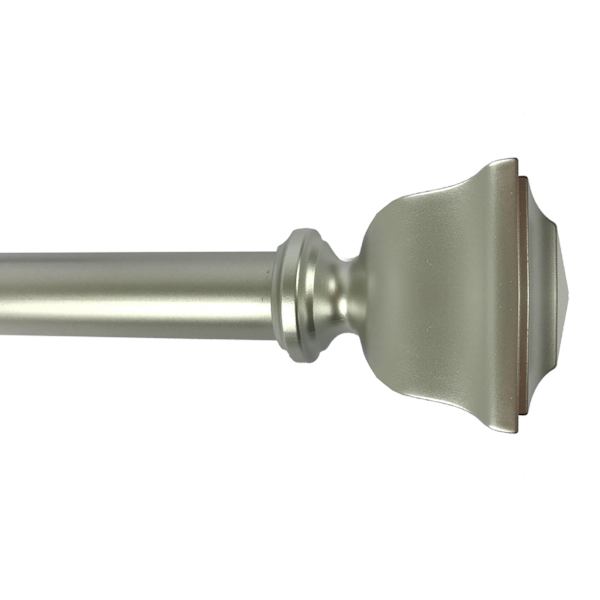 1" Bronze Square Curtain Rod, 72-120"