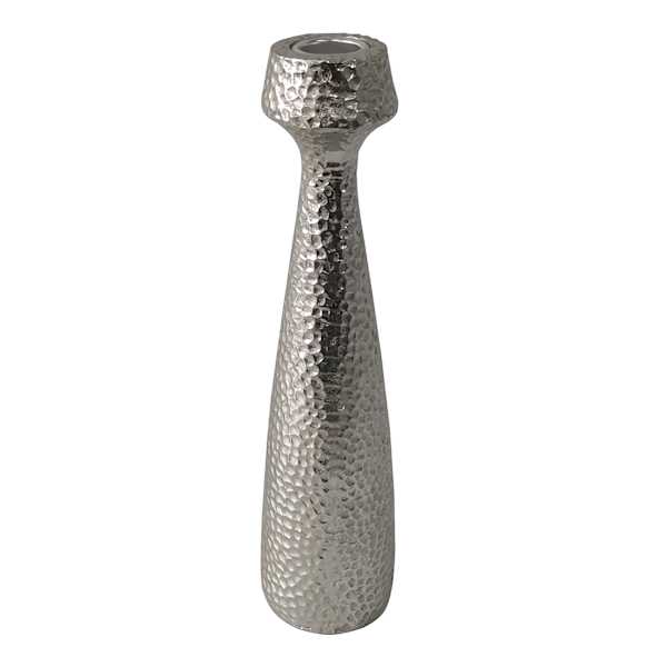 Found & Fable Silver Candle Holder, 10"