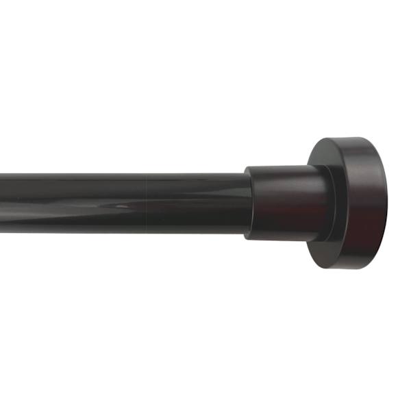 1" Bronze Tension Curtain Rod, 35-84"