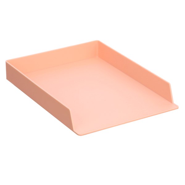 Stackable Document Tray, Pearl Blush