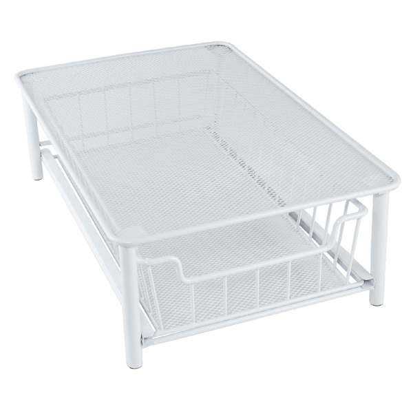 White Under the Sink Storage Organizer, Small