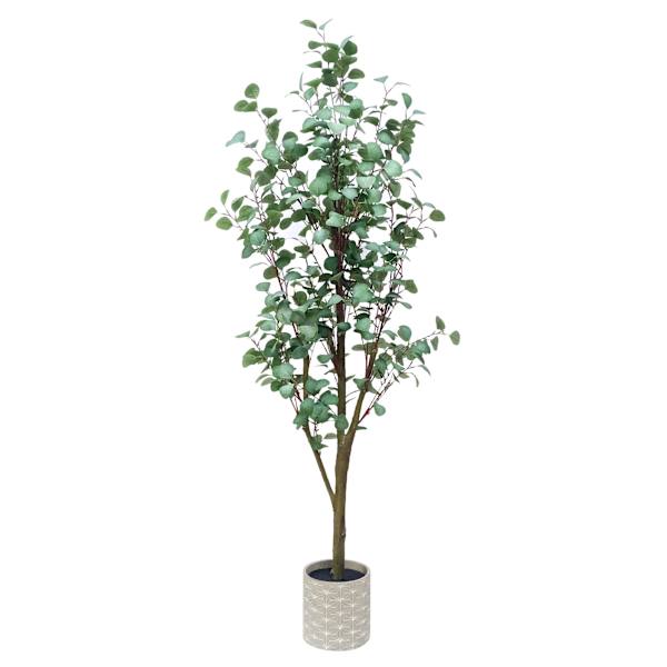 Tracey Boyd Faux Eucalyptus in Pot, 6'