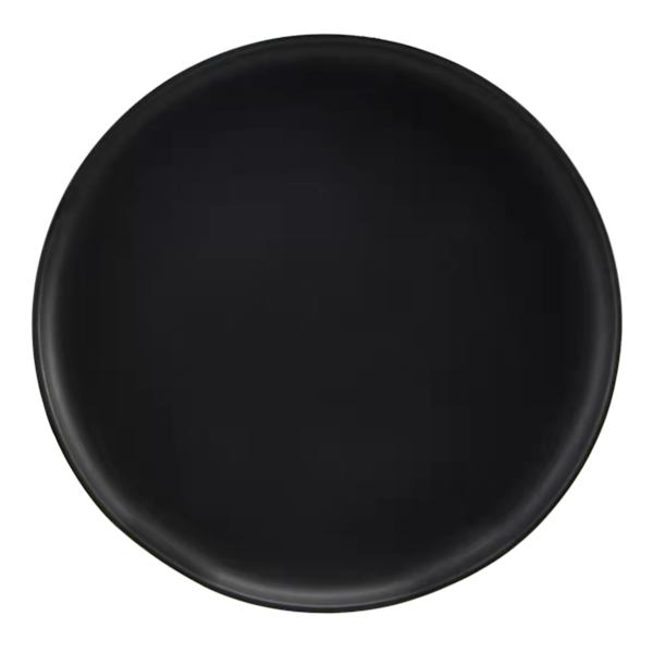 Laila Ali Black Ceramic Dinner Plate