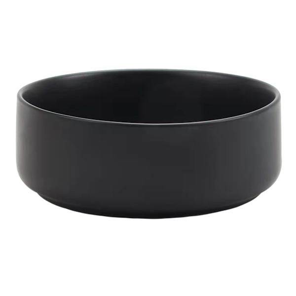 Laila Ali Black Ceramic Dinner Bowl