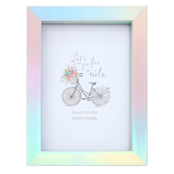 Metallic Rainbow Tabletop Picture Frame, 5x7
