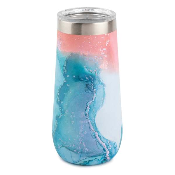 Marble Print Champagne Flute, 12oz