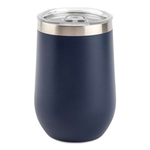 Navy Blue Wine Tumbler, 14oz