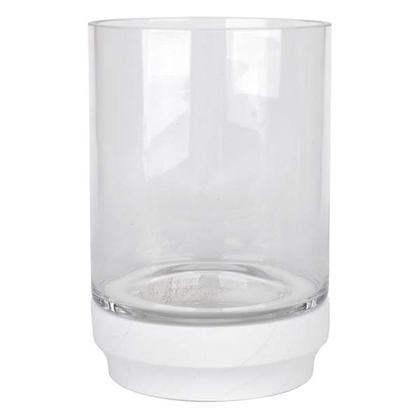 Ty Pennington Glass Candleholder on Base, 7"