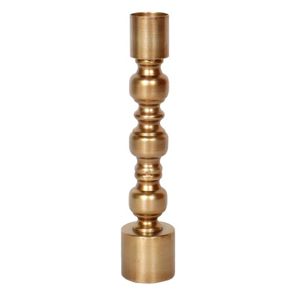 Tracey Boyd Metallic Metal Candle Holder, 13"
