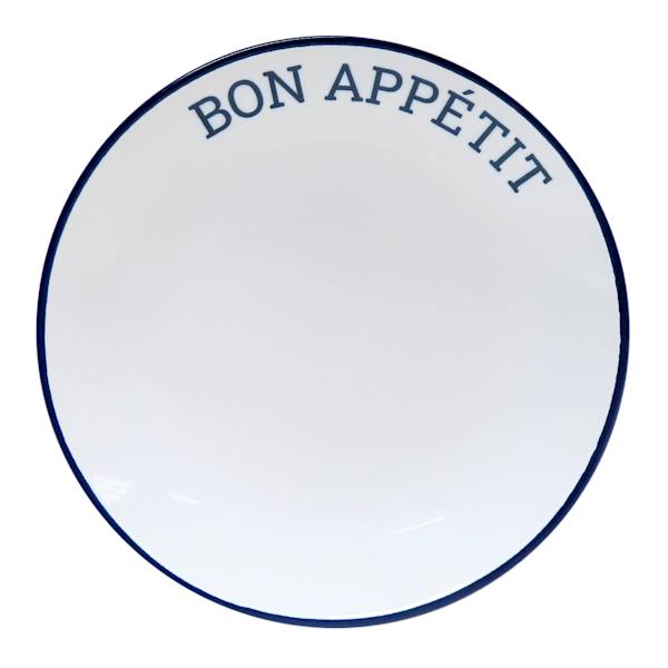 Bistro Bon Appetit Ceramic Salad Plate, 8.5"
