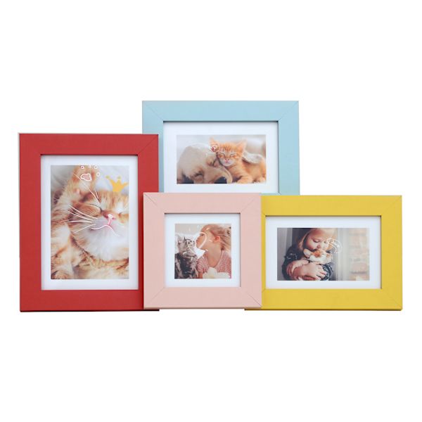 Tiny Dreamers Multicolored Collage Picture Frame, 9x17