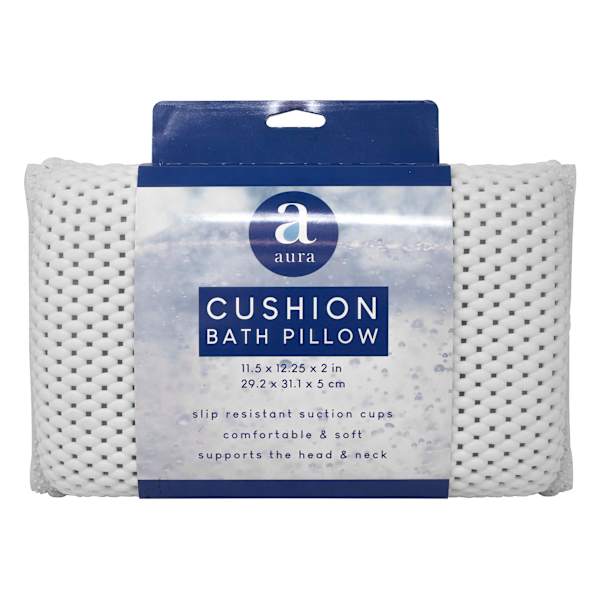 White Spa Bath Pillow, 8x12