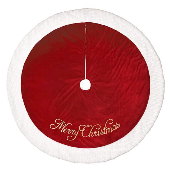 Red Velvet Tree Skirt, 48"