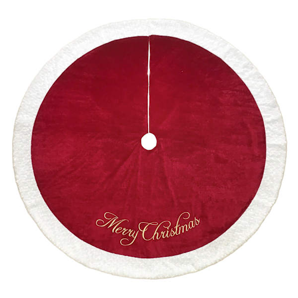 Red Velvet Tree Skirt, 72"