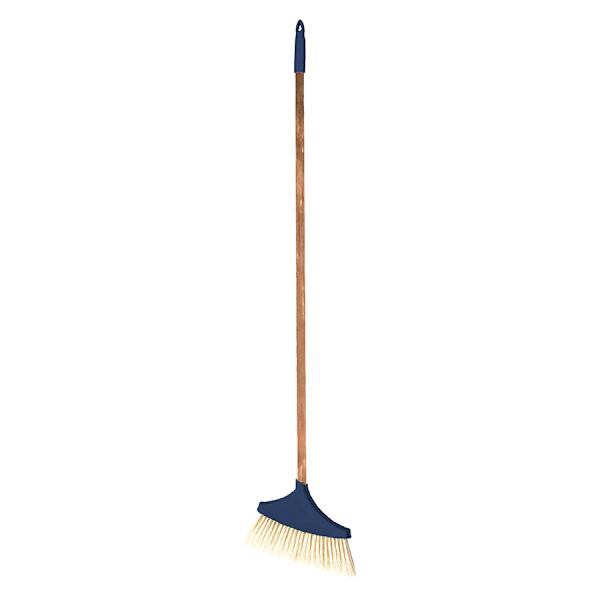 Distressed Bamboo Angle Broom