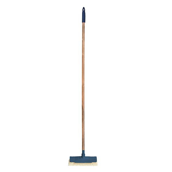 Distressed Bamboo Push Broom