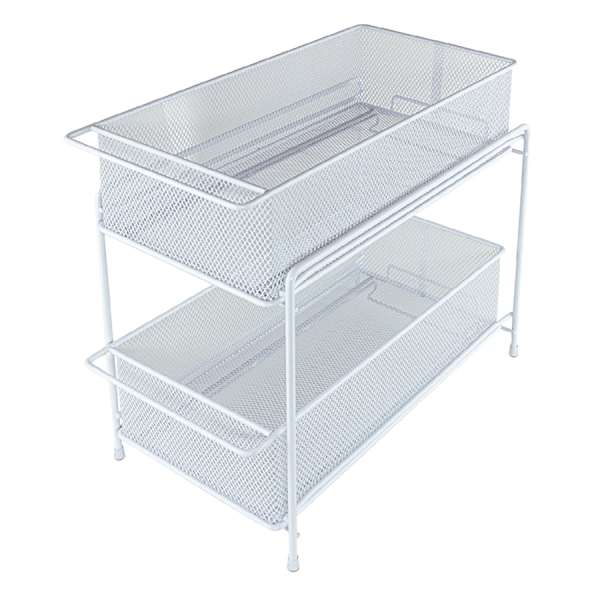 Under the Sink Storage Organizer, White