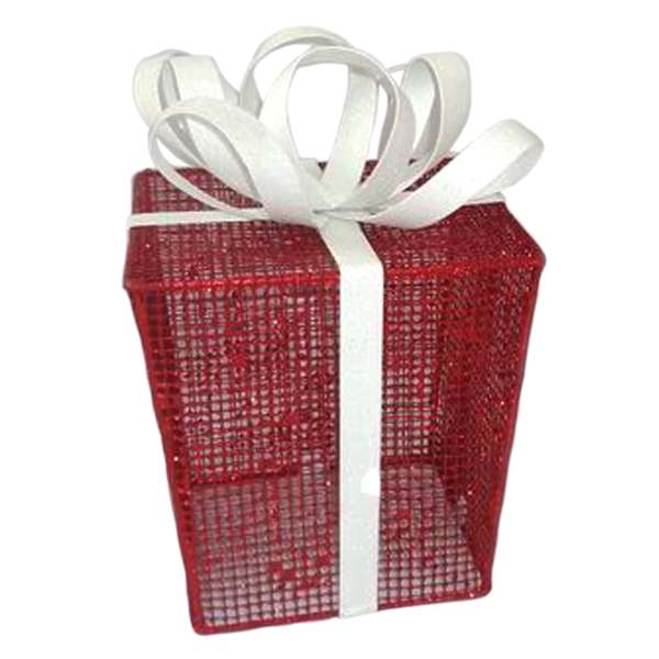 The Elf on the Shelf® Red & White Metal Gift Box, 9"
