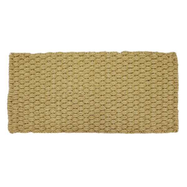 Braided Natural Coir Mat, 22x47
