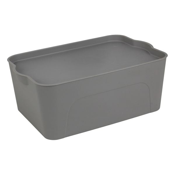 Grey Storage Container, Medium