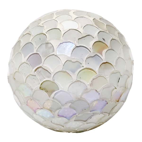 Tracey Boyd Pearl Chalet Mosaic Orb, 4"