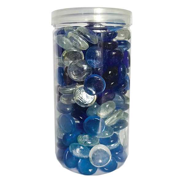 Dark Blue Glass Gem Filler, 42oz