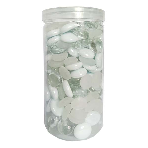 White Glass Gem Filler, 42oz
