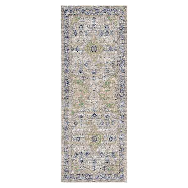 Cameron Ivory & Sage, Runner Rug, 22x59