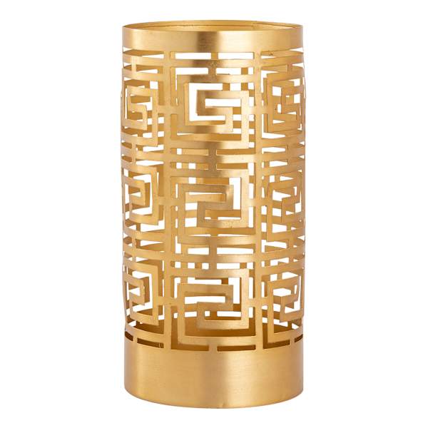 Providence Key Scroll Pillar Candle Holder, Large