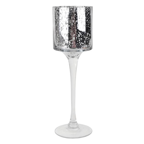 Mercury Glass Votive Holder, 11.8"